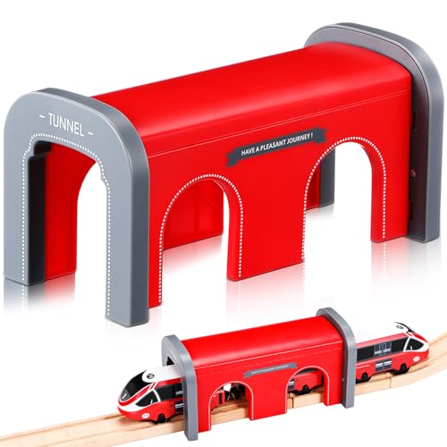 Foilswirl Train Tunnel Train Track Accessories Tunnel Model Toy for Most Railroad Sets