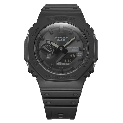 Image of Casio G-Shock GA-B2100-1A1DR Black Analog-Digital Dial Black Resin Strap Men's Watch Tough Solar Bluetooth G1242