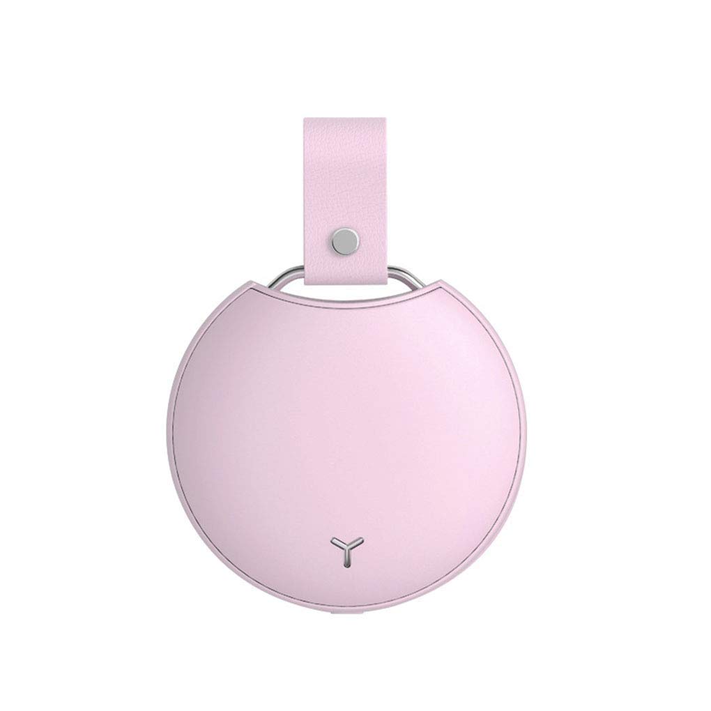 Scaldamani Ricaricabile Power Bank USB Scaldamani su Entrambi i Lati Scaldamani Elettrico Scaldamani Calore a Lunga Durata Riutilizzabile per Gli spostamenti Power Bank, Rosa
