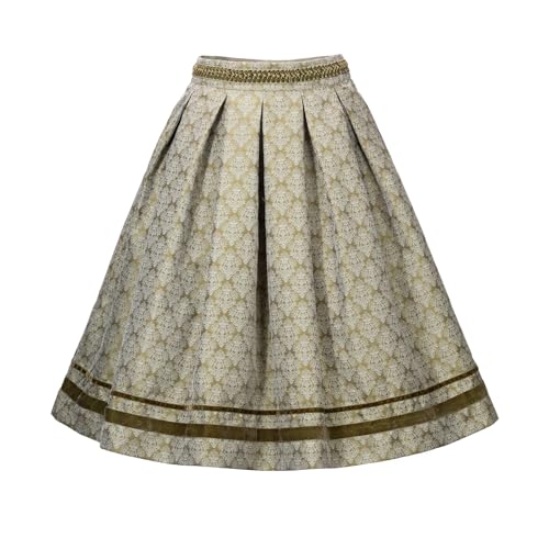 Kelliar Trachtenrock Damen Grün Dirndlrock Trachtenröcke Damen...