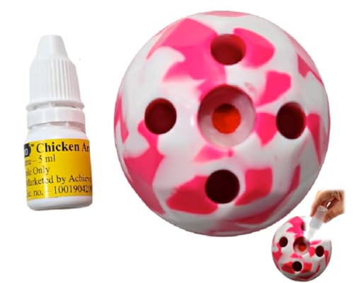 Achievo 100% Vegetarian Aromatic Pet Toy with Refillable Chicken Aroma in Pink and White color for small and medium breed cats and dogs (B0CST3NL3B) Amazon Price History, Amazon Price Tracker