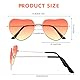 SREBIWO 4 Pack Herz Sonnenbrille, Herz Brille Hippie Gläser Retro Party Sonnenbrille Kostümzubehör für 60er 70er 80er 90er Party Foto Requisiten Geburtstagsfeier (A)