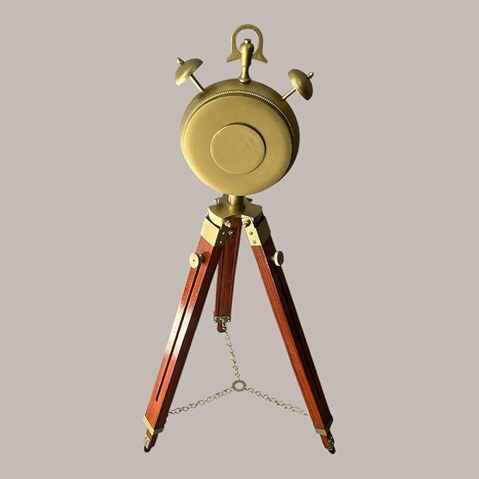 Quality Watch with Wooden Tripod of Height of 47" inch for Floor of Living Room, Office, Floor Watch, Stand etc 4