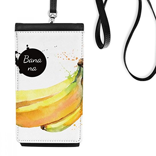 Pochette smartphone Banane Aquarelle pour vos balades et sorties urbaines