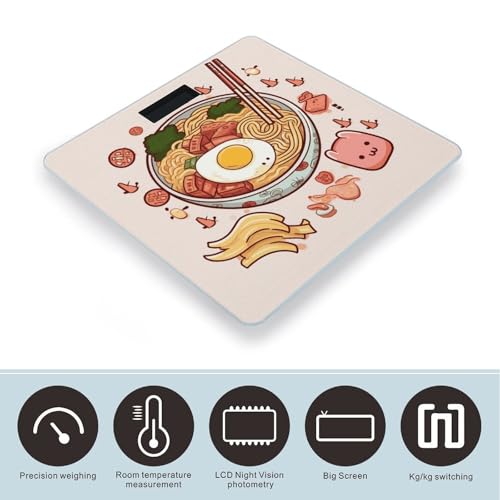 Báscula Digital para Baño Delicious Sweet Ramen 400 lb miniatura 3