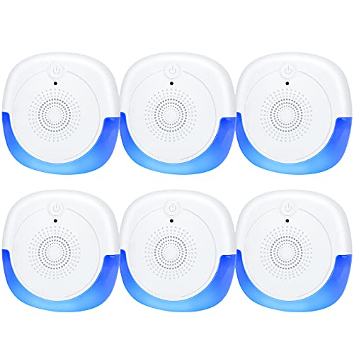 Tooreas Ultrasonic Pest Repeller 6 Packs, Electronic Plug in Indoor Ultrasonic Pest Repellent, Indoor Pest Control for Mosquitoes, Roaches, Mice, Ants, Humans & Pets Safe - Effective Pest Defender