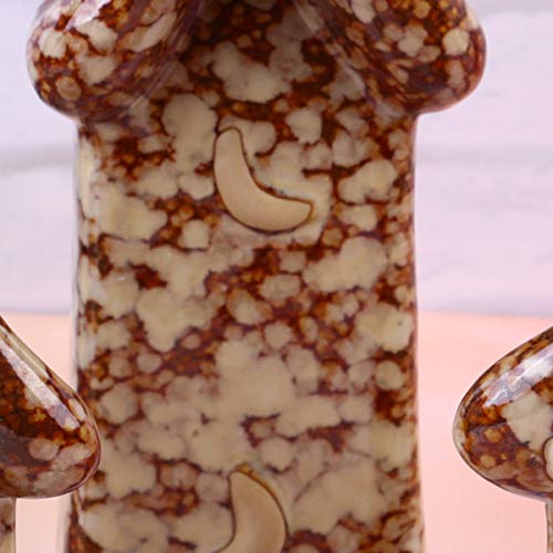 BESPORTBLE 3 peças Ornamentos de cerâmica Enfeite de mesa de macaco engraçado Decoração de casa Deco