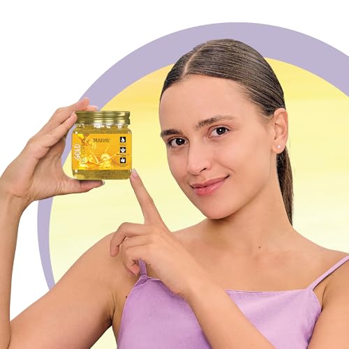 DR.RASHEL Gold Gel Scrub For Face & Body For Men and Women (380 Ml) | All Skin |Cleanser Scrub For Deep Exfoliation | Dead Skin Remover | Tan Removal | Blackhead Remover