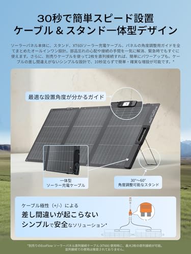 Amazon.co.jp: EcoFlow(エコフロー): ソーラーパネル