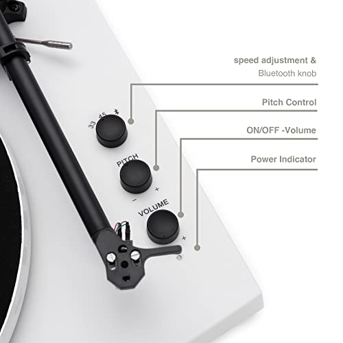 Crosley T150 Tourne-Disque Bluetooth Blanc - Les Beatles, Paul McCartney, John Lennon, RIngo Starr, George Harrison Crosley T150 Tourne-Disque Bluetooth Blanc – Image 7