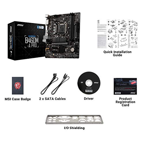 Build My PC, PC Builder, MSI B460M-A PRO