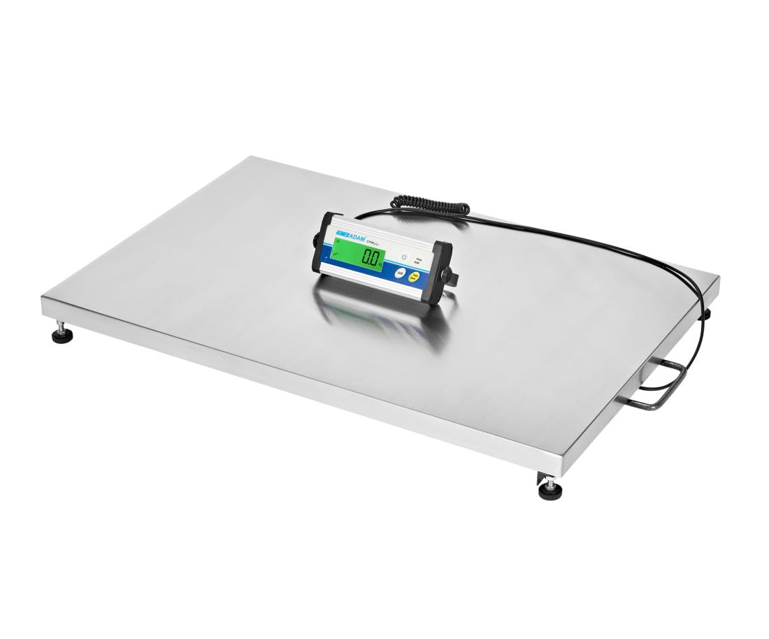 Adam Equipment CPWplus 75L Large Platform Floor Scale, 165lb/75kg Capacity, 0.05lb/20g Readability