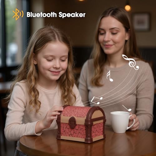 Image of L LOHAS LED Galaxy Projector Night Light, Galaxy & Northern Lights Effect | 8 Colors, Cool Pirate Treasure Nightlight with Timer & Remote Control, for Gifts Kids Girls Boys Bedroom
