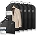 Produktbild Bruce.® 5x Kleidersack Kurz 100x60cm  Atmungsaktive Kleiderhülle für Anzug, Jacke & Hemd  120GSM Materialstärke  Anzugtasche für Reisen & Aufbewahrung