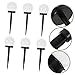 ORFOFE Solar Lawn Light Bulbs Pack of 6 Waterproof Outdoor Garden Lights Solar Lamp for Courtyard Simple Install Landscape Lighting Tools