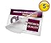 Qty 500 Wallet Photo Laminating Pouches 2-3/4 x 3-3/4 Hot 5 Mil Clear