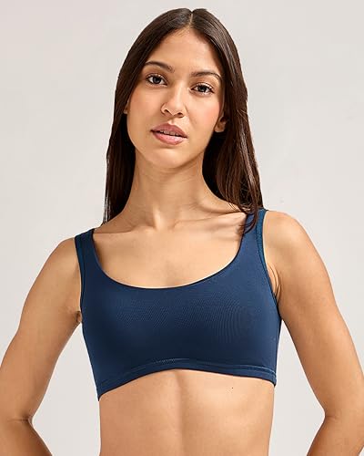Image of URBAN ADVENTURE Cotton Full Coverage Everyday Beginner Bra for Women & Girls | Non-Wired, Non-Padded | Soft & Breathable Comfort
