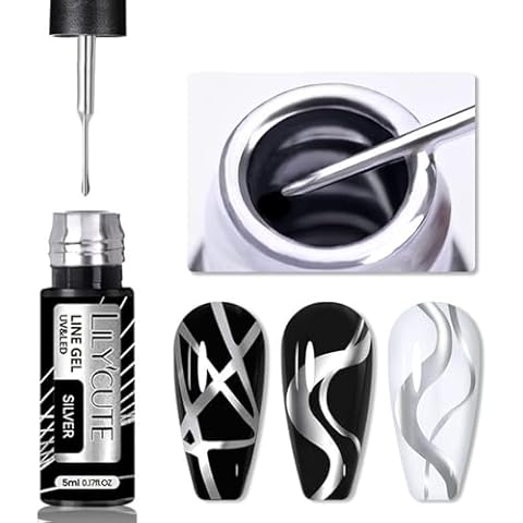 MrCuvaryas Metallic Glitter Gel Nail Polish Cover