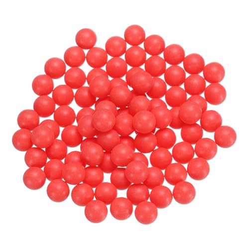 uxcell 200pcs PP Plastic Bearing Balls 11/32" Solid Plastic Balls, G2 Precision Bearing Ball Frosted Surface, Red