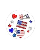 Final Touch Gifts 4th of July Floating Locket Charms and Birthstones