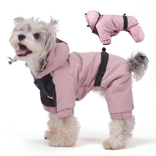 MZRAN Winterfeste Hundejacken mit vier Beinen, modisch, bequem, warm, Wintermantel für kleine bis große Rassen, Outdoor-Aktivität, Hundebekleidung