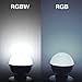 MELPO LED Color Changing Light Bulb with Remote Control, 5W 40W Equivalent, 500LM, 5700K,E26 Dimmable RGB Light Bulbs for Birthday Party/KTV Decoration/Household/Bar/Wedding (Pack of 8)