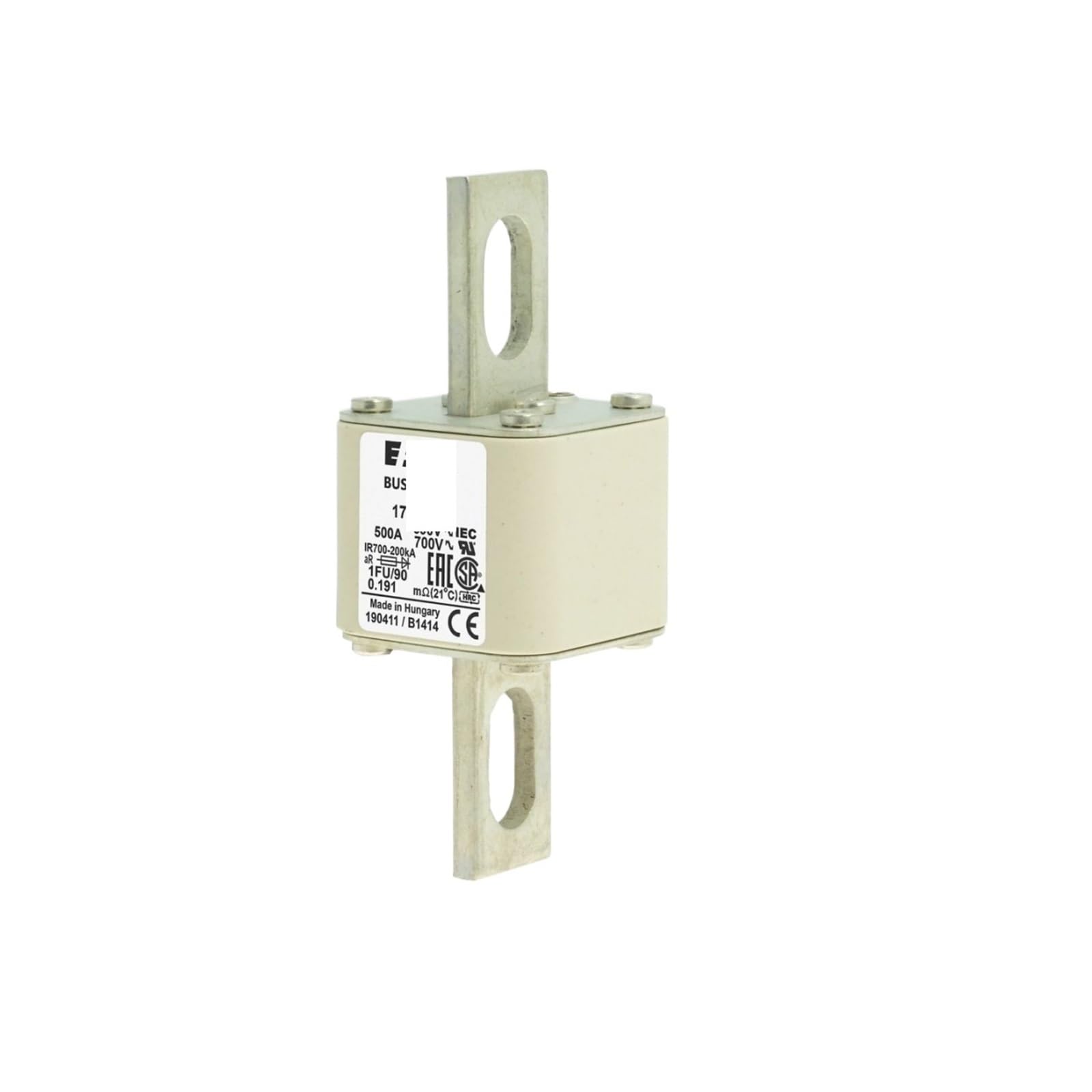 Fusible 170M3766 pour stopper les surcharges industrielles sur armoire 170M3758