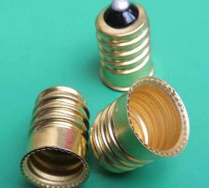 Brass E14 To E12 Lamp Holder Converter For Light Bulb