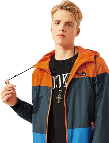 Ankh Cross Pendant Ancient Egyptian Hieroglyphic Symbol of Health and Eternal Life Men Cross Necklace with Tiger Eye Stone Obsidian Hematite Triple Protection Crystal Beads Chain4