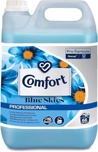 Comfort Professional Weichspüler Blue Skies – Weichspüler mit Frische-Duft für lang anhaltende Frische und Weichheit, 4,8 L