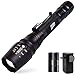 PFSN 6000 k High Lumen Tactical LED Flashlight 5 Modes Rechargeable Flash Light Waterproof Torch Zoomable Lamp with 18650 Battery and Charger Best for Camping Working Hunting Fishing Walking