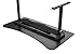Arozzi Arena Ultrawide Curved Gaming and Office Desk with Full Surface Water Resistant Desk Mat Custom Monitor Mount Cable Management Cut Outs Under The Desk Cable Management Netting - White