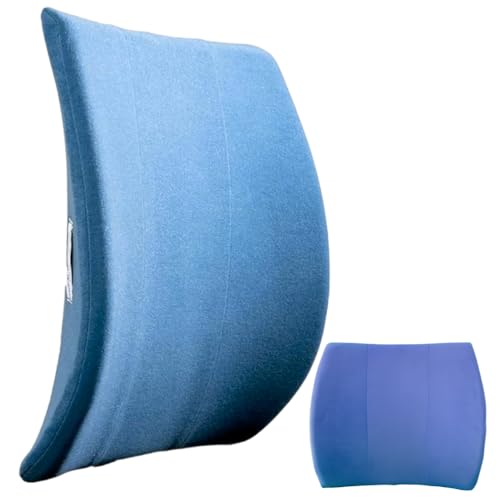 Back-Huggar® The Original Lumbar Cushion (Bucket Style) - Blue