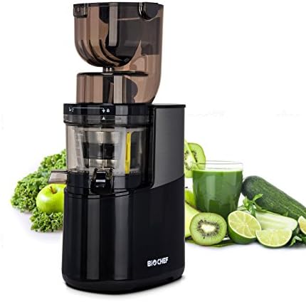 BioChef Atlas Whole Slow Juicer PRO - Commercial Grade Motor, 40 RPM, Wide Feed Juicer, Masticating Cold Press Juicer Machine for Whole Fruit and Vegetables