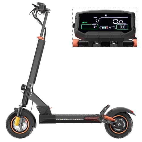 Monopattino Elettrico Adulto 500W Motore Batteria Da 48V/12.5/20Ah 20-60KM Di Autonomia e Smorzamento Della Molla Scooter Elettrico Pieghevole Carico Massimo 150KG (48V12.5Ah(20-30km))