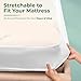 Memory Foam Mattress Protector – Organic Cotton with Eco-Friendly Greenshield Water Resistance – Kool-Flow Breathable Stretch Fabric – All USA Made – Best for Plush Beds – Twin