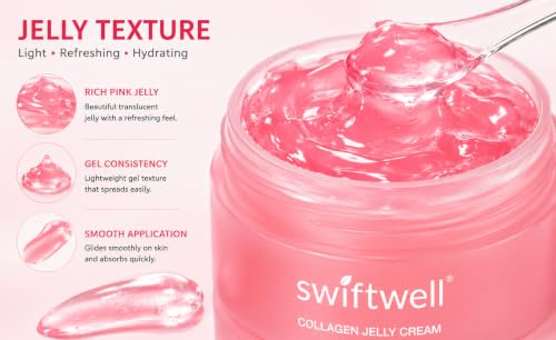 Image of Collagen Jelly Cream Face Moisturizer with Hydrolyzed & Soluble-110ml