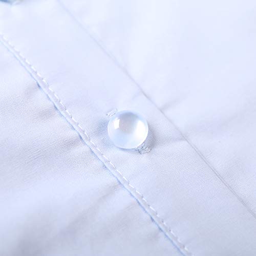 Image of OCHENTA Girls Ruffle Collar Blouse Button Down School Uniform Shirt