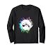 Steakgrill Barbecue Symbol bunt Langarmshirt