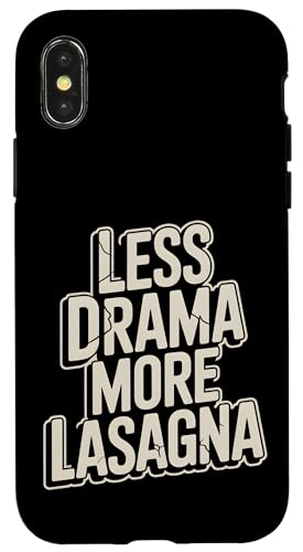 Less Drama More Lasagna C^At[h X}zP[X iPhone X/XS p