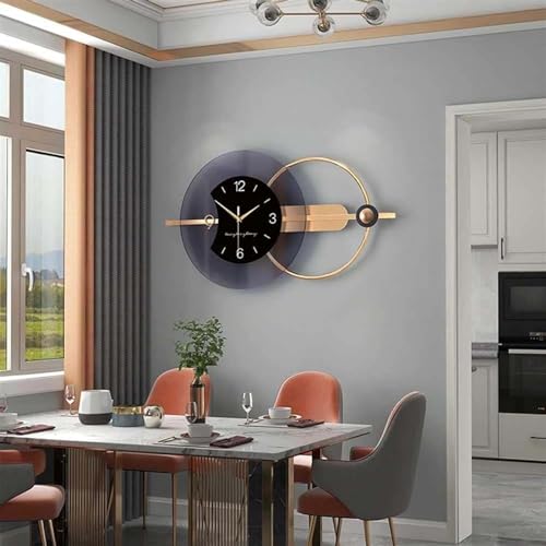 Horloge murale moderne en métal au design de luxe pour sublimer votre salon - 4