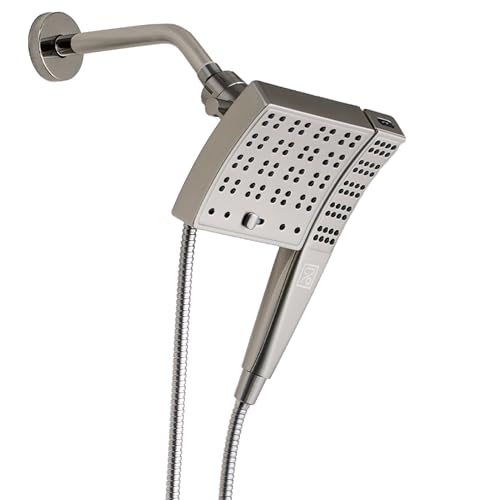 SEVENTY 3-Setting Dual Combo, Fixed and Handheld Showerhead in Brushed