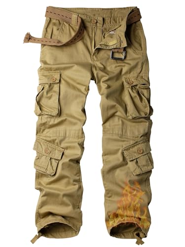 Image of AKARMY Men's Relaxed Fit Cargos