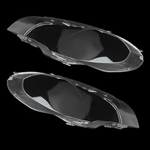 Liftstrut 2pc Driver & Passenger Side Car Headlight Headlamp Lense Clear Lens Cover for BMW X3 3.0si Sport Utility 4-Door 2008-2010 ;for BMW X6 xDrive35i Sport Utility 4-Door 2008-2014.