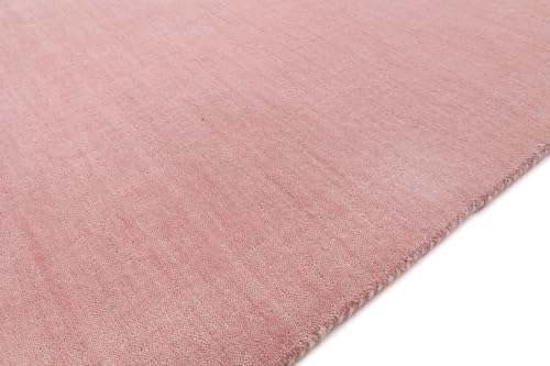 Tapis d'Orient Loom Gabbeh rose en laine, la douceur d'un tissage artisanal unique