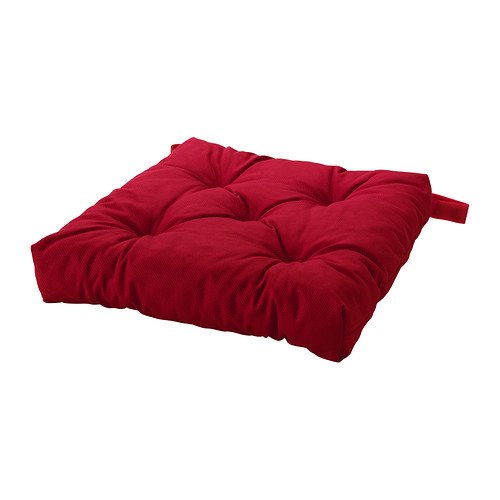 Ikea Malinda Chair Cushion, Chair Pad, Red Set Of 4 #TOP1
