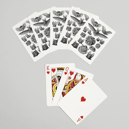 Baraja de cartas Art Forms of Nature, Chiroptera miniatura 7