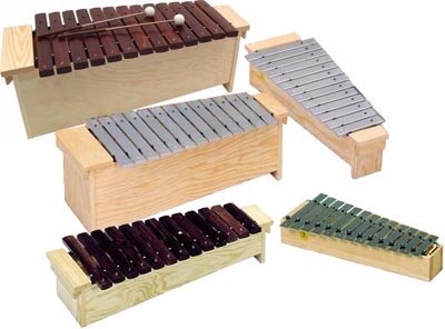 Set 1, 5 Studio 49 Orff Instruments (with Rosewood Xylophones)