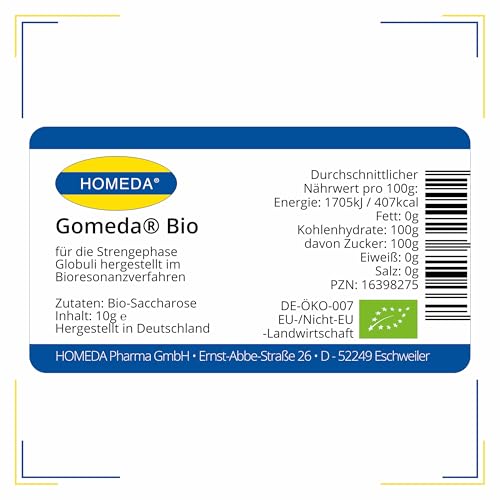 GOMEDA Bio Streukügelchen • original HOMEDA GOMEDA seit 2006 • zertifizierte Bio-Qualität • Aktivator Streukügelchen • hormonfrei hergestellt HOMEDA-Verfahren