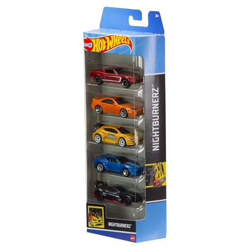 Hot Wheels 1806 - Geschenkset, je 5 Fahrzeuge, zufällige Autos/Fahrzeugmodelle, 5er Pack